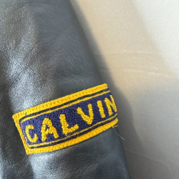 Vintage Canadian RCSCC Warrior Varsity Jacket Men’s M Wool Leather Sea Cadets - Picture 4 of 11